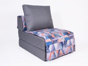 Кресло-кровать бескаркасное Харви (серый-сноу деним) в Сургуте - surgut.ok-mebel.com | фото
