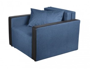 Кресло-кровать Милена с подлокотниками (синий) Велюр в Сургуте - surgut.ok-mebel.com | фото 1