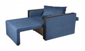 Кресло-кровать Милена с подлокотниками (синий) Велюр в Сургуте - surgut.ok-mebel.com | фото 3