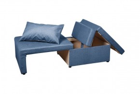 Кресло-кровать Милена (синий) Велюр в Сургуте - surgut.ok-mebel.com | фото 3