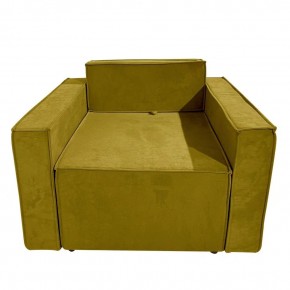 Кресло-кровать Принц КК1-ВГ (велюр горчичный) в Сургуте - surgut.ok-mebel.com | фото