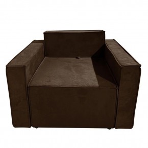 Кресло-кровать Принц КК1-ВК (велюр коричневый) в Сургуте - surgut.ok-mebel.com | фото