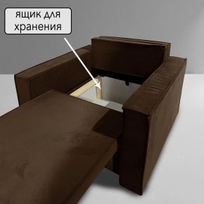 Кресло-кровать Принц КК1-ВК (велюр коричневый) в Сургуте - surgut.ok-mebel.com | фото 6