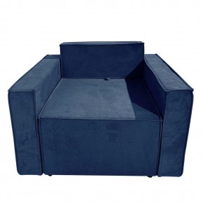 Кресло-кровать Принц КК1-ВСи (велюр синий) в Сургуте - surgut.ok-mebel.com | фото