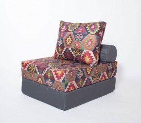 Кресло-кровать-пуф бескаркасное Прайм (мехико серый-графит) в Сургуте - surgut.ok-mebel.com | фото 2