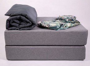Кресло-кровать-пуф бескаркасное Прайм (мехико серый-графит) в Сургуте - surgut.ok-mebel.com | фото 5
