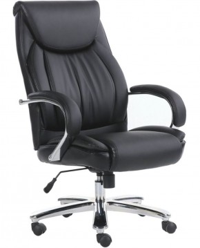 Кресло офисное BRABIX PREMIUM "Advance EX-575" (хром, экокожа, черное) 531825 в Сургуте - surgut.ok-mebel.com | фото 1