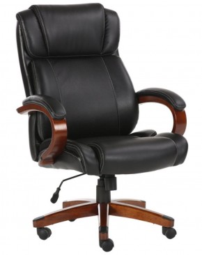 Кресло офисное BRABIX PREMIUM "Magnum EX-701" (дерево, рециклированная кожа, черное) 531827 в Сургуте - surgut.ok-mebel.com | фото 1