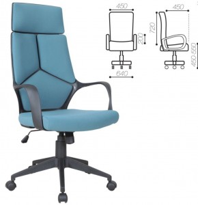 Кресло офисное BRABIX PREMIUM "Prime EX-515" (ткань, голубое) 531568 в Сургуте - surgut.ok-mebel.com | фото 3