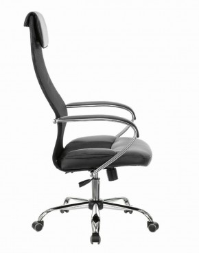 Кресло офисное BRABIX PREMIUM "Stalker EX-608 CH" (хром, ткань-сетка/кожзам, черное) 532091 в Сургуте - surgut.ok-mebel.com | фото 2