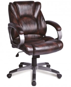 Кресло офисное BRABIX "Eldorado EX-504" (коричневое) 530875 в Сургуте - surgut.ok-mebel.com | фото 1