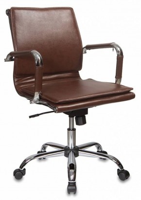 Кресло руководителя Бюрократ CH-993-LOW/BROWN коричневый в Сургуте - surgut.ok-mebel.com | фото 1