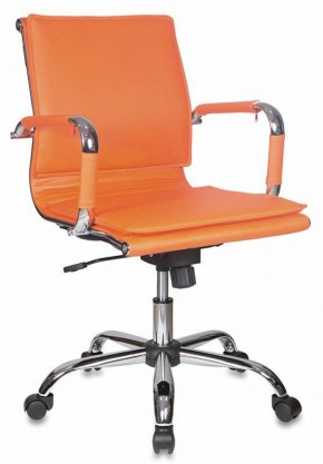 Кресло руководителя Бюрократ CH-993-LOW/ORANGE оранжевый в Сургуте - surgut.ok-mebel.com | фото 1