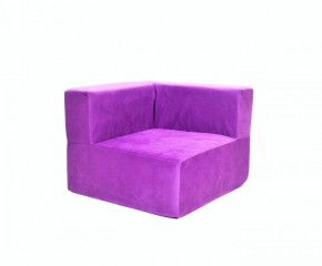 Кресло-угловое-модуль бескаркасное Тетрис 30 (Фиолетовый) в Сургуте - surgut.ok-mebel.com | фото