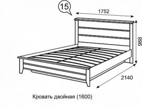 Кровать 1600 с ПМ София 15 в Сургуте - surgut.ok-mebel.com | фото 3