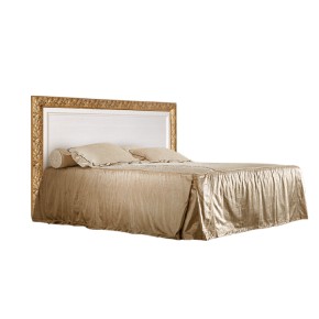 Кровать 2-х спальная (1,4 м)Тиффани штрих-лак/золото с подъемным механизмом (ТФКР140-2[7]) в Сургуте - surgut.ok-mebel.com | фото