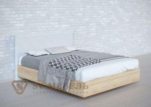 Кровать 1600 двойная №1 изголовье Ромб в Сургуте - surgut.ok-mebel.com | фото 4