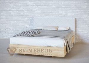 Кровать 1600 двойная №1 изголовье Ромб в Сургуте - surgut.ok-mebel.com | фото 3