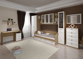 Кровать 800 «ТУРИН» с настилом ЛДСП в Сургуте - surgut.ok-mebel.com | фото 3