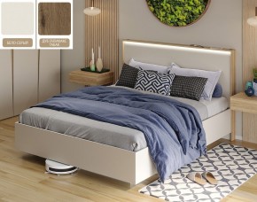 Кровать (Бело-серый U775 ST9/Дуб Галифакс Табак) 1600 в Сургуте - surgut.ok-mebel.com | фото