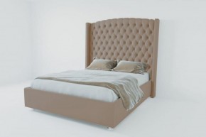 Кровать Берлин ЛЮКС без основания 900 (велюр серый) в Сургуте - surgut.ok-mebel.com | фото