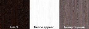 Кровать-чердак Пионер 1 (800*1900) Ирис/Белое дерево, Анкор темный, Венге в Сургуте - surgut.ok-mebel.com | фото 2