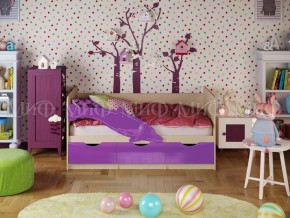 ДЕЛЬФИН-1 Кровать 1800 (Фиолетовый металлик) в Сургуте - surgut.ok-mebel.com | фото