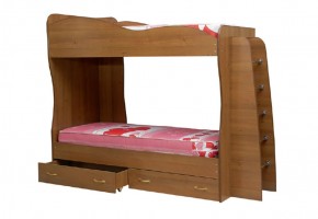 Кровать детская 2-х ярусная Юниор-1 (800*2000) ЛДСП в Сургуте - surgut.ok-mebel.com | фото