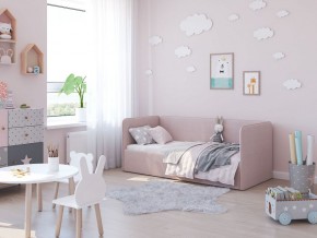 Кровать-диван Leonardo 160*70 (Розовый) + боковина в Сургуте - surgut.ok-mebel.com | фото 5