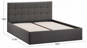 Кровать двуспальная Джоли с ПМ Тип 1 в Сургуте - surgut.ok-mebel.com | фото 4