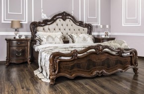 Кровать двуспальная Илона с мягким изголовьем (1800) караваджо в Сургуте - surgut.ok-mebel.com | фото 1