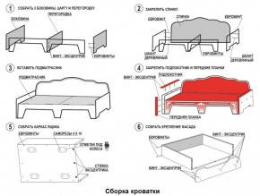 Кровать Фея 1900 с двумя ящиками в Сургуте - surgut.ok-mebel.com | фото 2