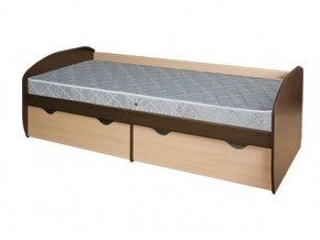 Кровать КД-1.8 с ящиком (Венге/Дуб молочный) в Сургуте - surgut.ok-mebel.com | фото