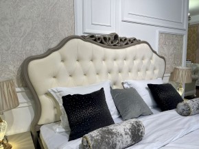 Кровать Мокко 1600 с мягким изголовьем + основание (серый камень) в Сургуте - surgut.ok-mebel.com | фото 2