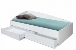 Кровать одинарная "Фея - 3" асимметричная 1900х800 (белая) в Сургуте - surgut.ok-mebel.com | фото 2
