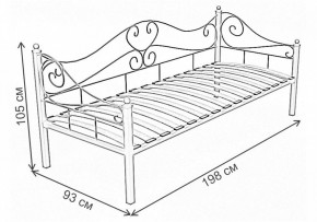 Кровать односпальная Венеция в Сургуте - surgut.ok-mebel.com | фото 3
