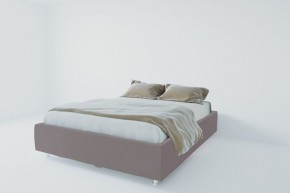 Кровать Подиум с ортопедическим основанием 800 (велюр темно-серый) в Сургуте - surgut.ok-mebel.com | фото