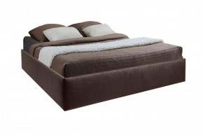 Кровать Подиум с ПМ 1200 (экокожа коричневая) в Сургуте - surgut.ok-mebel.com | фото