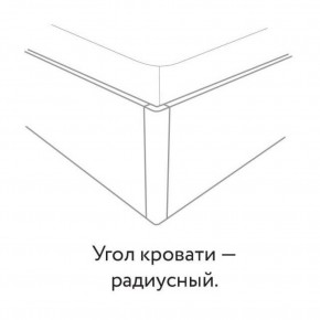 Кровать "Сандра" БЕЗ основания 1200х2000 в Сургуте - surgut.ok-mebel.com | фото 3