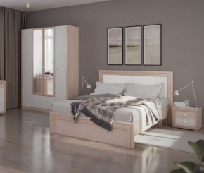 Кровать 1.6 Глэдис М31 с настилом и мягкой частью (ЯШС/Белый) в Сургуте - surgut.ok-mebel.com | фото 4