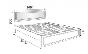 Кровать 1.6 Беатрис М10 с мягкой спинкой и ортопедическим основанием (дуб млечный) в Сургуте - surgut.ok-mebel.com | фото 3