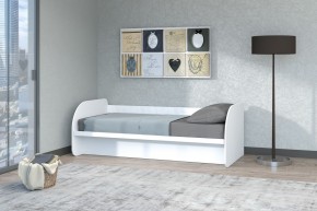 Кровать Сказка с ПМ 900 (Белый текстурный) в Сургуте - surgut.ok-mebel.com | фото