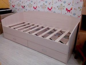 Кровать Соло-софа 1 с ящиками в Сургуте - surgut.ok-mebel.com | фото 2
