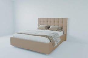 Кровать Венеция без основания 800 (велюр светло-серый) в Сургуте - surgut.ok-mebel.com | фото