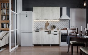 Кухня ДИОР 1500 (Белый/Дуб Крафт белый) в Сургуте - surgut.ok-mebel.com | фото