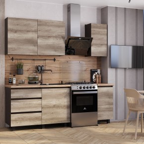Кухня Энигма 1.6 м (венге/дуб каньон) в Сургуте - surgut.ok-mebel.com | фото