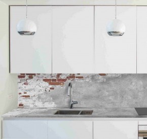 Кухонный фартук со столешницей (А-01) в едином стиле (3050 мм) в Сургуте - surgut.ok-mebel.com | фото