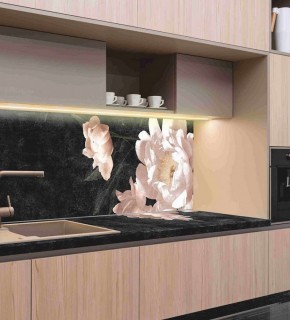 Кухонный фартук со столешницей (А-05) в едином стиле (3050 мм) в Сургуте - surgut.ok-mebel.com | фото