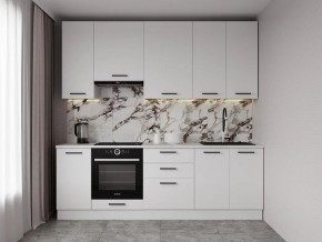 Кухонный гарнитур Белый Глянец 2400 h950 (Стол. 26мм) в Сургуте - surgut.ok-mebel.com | фото