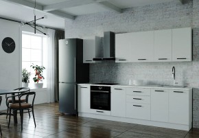 Кухонный гарнитур Белый Глянец 2800 (Стол. 38мм) в Сургуте - surgut.ok-mebel.com | фото